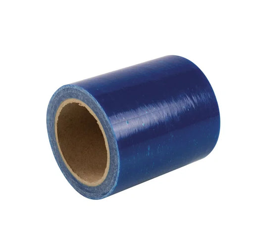 Schutzfolie selbstklebend blau 0,125 x 100 m – Abdeckfolie für Glas, Fenster & Türen