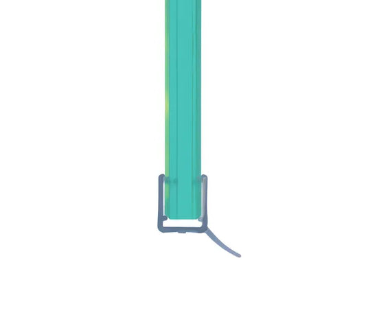 Duschtürdichtung mit kurzem Wasserabweiser für 6 + 8 mm Glasdicke, Länge 2160 mm