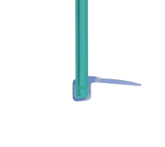 Duschtürdichtung mit seitlicher Dichtlippe für Glasdicke 6 mm, Länge 2200 mm