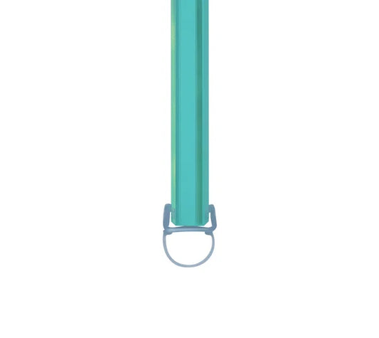 Duschtürdichtung mit Balg für Glasdicke 8 mm, Länge 2000 mm
