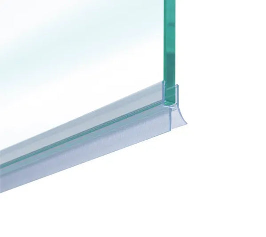 Duschtürdichtung mit unterer Dichtlippe und Wasserabweiser für Glasdicken 6 + 8 mm, Länge 2160 mm