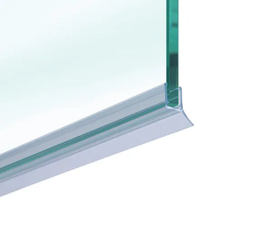 Duschtürdichtung mit kurzem Wasserabweiser für 6 + 8 mm Glasdicke, Länge 2160 mm