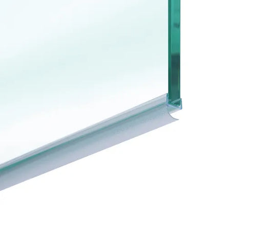 Duschtürdichtung mit offener Dichtlippe für Glasdicke 8 mm, Länge 2160 mm
