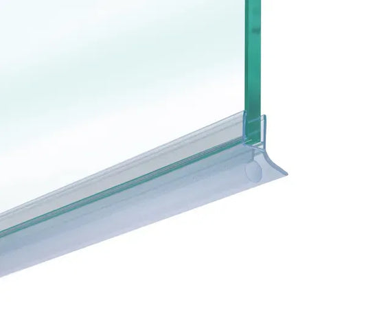 Duschtürdichtung mit Streifdichtung für 6 und 8 mm Glas, Länge 2010 mm