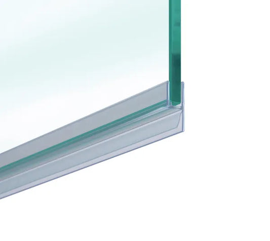 Duschtürdichtung mit Frontanschlag 180° für Glasdicken 6 + 8 mm, Länge 2160 mm