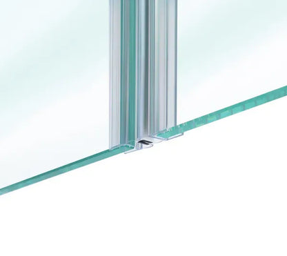 Duschtürdichtung mit Magnetprofil, 180° für Glasdicken 6 + 8 mm, Länge 2160 mm