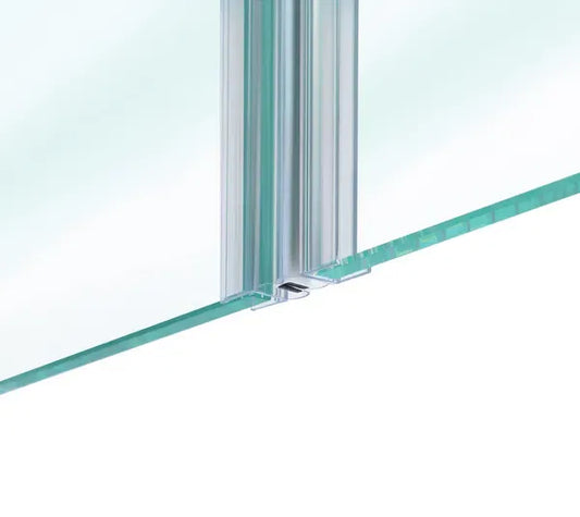 Duschtürdichtung mit Magnetprofil, 180° für Glasdicken 6 + 8 mm, Länge 2160 mm