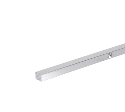 Duschtürdichtung Trägerprofil aus Aluminium, Länge 2500 mm