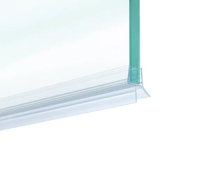 Duschtürdichtung mit unterer Dichtlippe und Wasserabweiser für Glasdicken 10 + 12 mm, Länge 2160 mm
