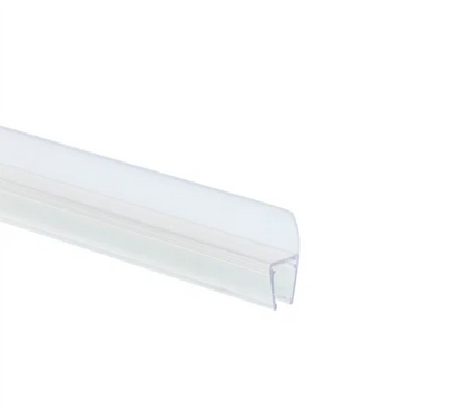 Duschtürdichtung mit kurzer Dichtlippe für Glasdicken 6 + 8 mm, Länge 2500 mm