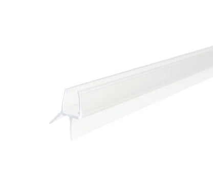 Duschtürdichtung mit unterer Dichtlippe und Wasserabweiser für Glasdicken 10 + 12 mm, Länge 2160 mm