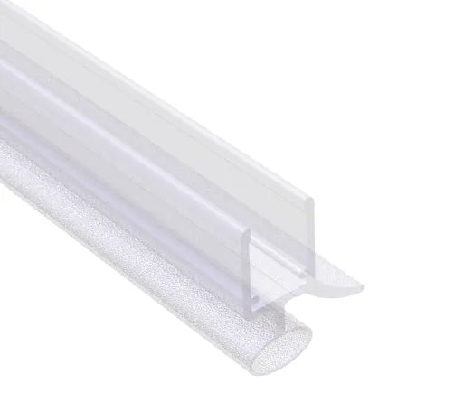 Duschtürdichtung mit Streifdichtung für 6 und 8 mm Glas, Länge 2010 mm
